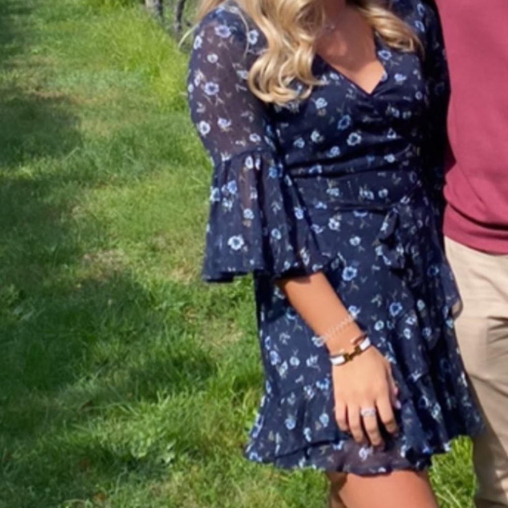 Blue dress